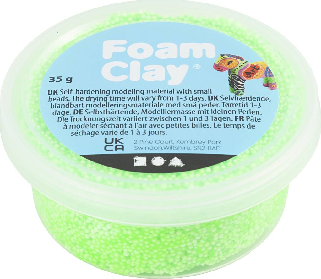 Foam Clay - Lys Grøn - 35 G