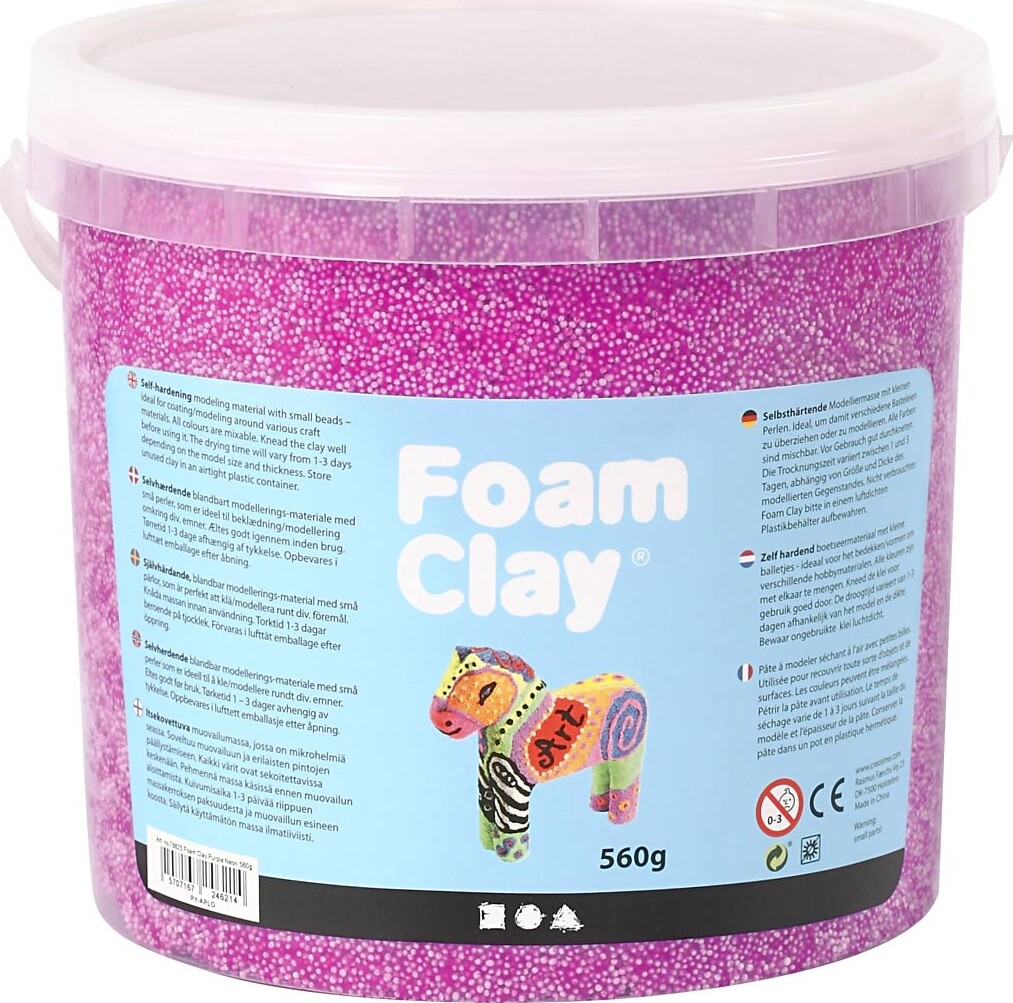 Foam Clay - Lys Lilla - 560 G/ 1 Spand