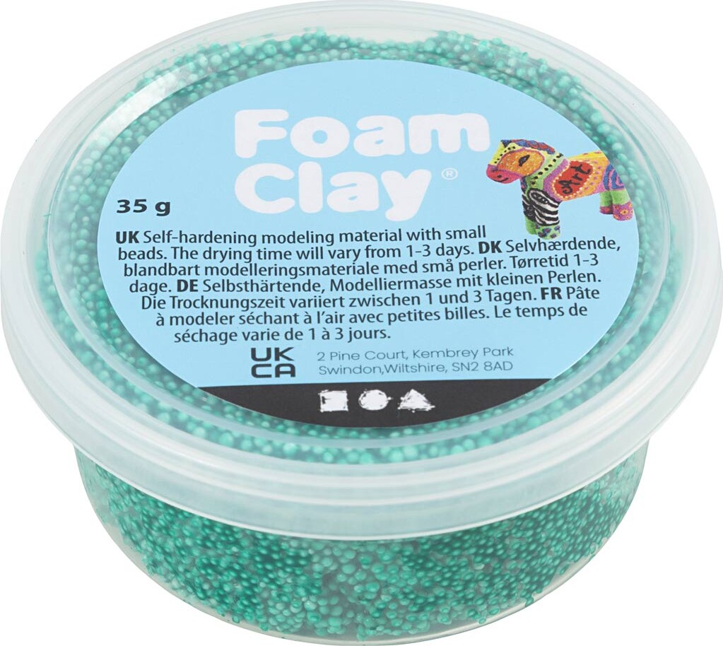 Foam Clay - Mørk Grøn - 35 G