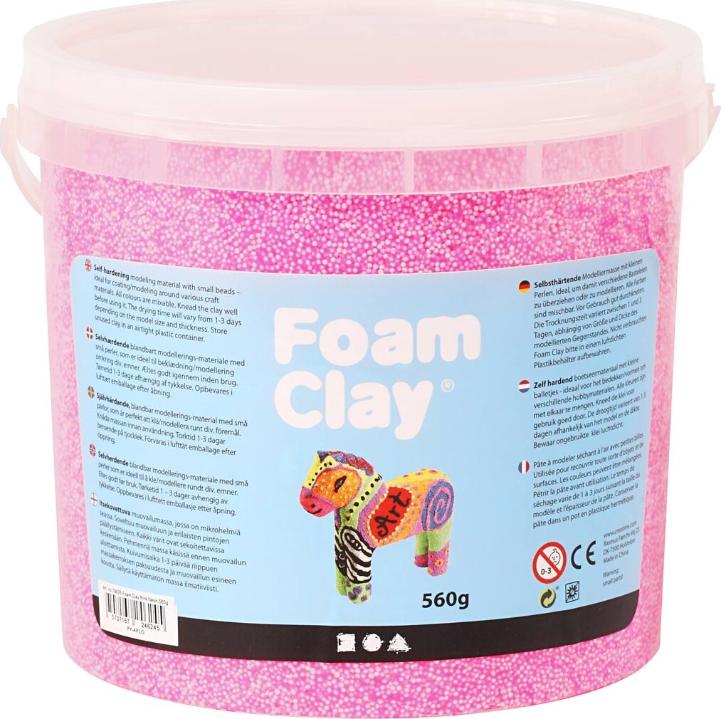 Foam Clay - Pink - 560 G/ 1 Spand