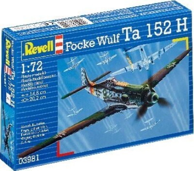 Billede af Revell - Focke Wulf Ta 152 H Fly Byggesæt - 1:72 - 03891