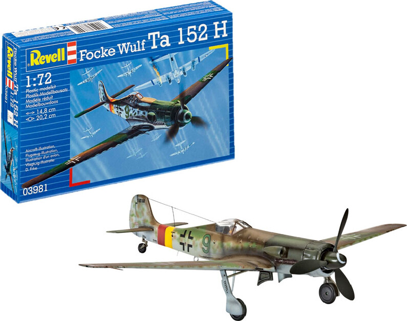 Revell - Focke Wulf Ta 152 H Fly Byggesæt - 1:72 - 03981