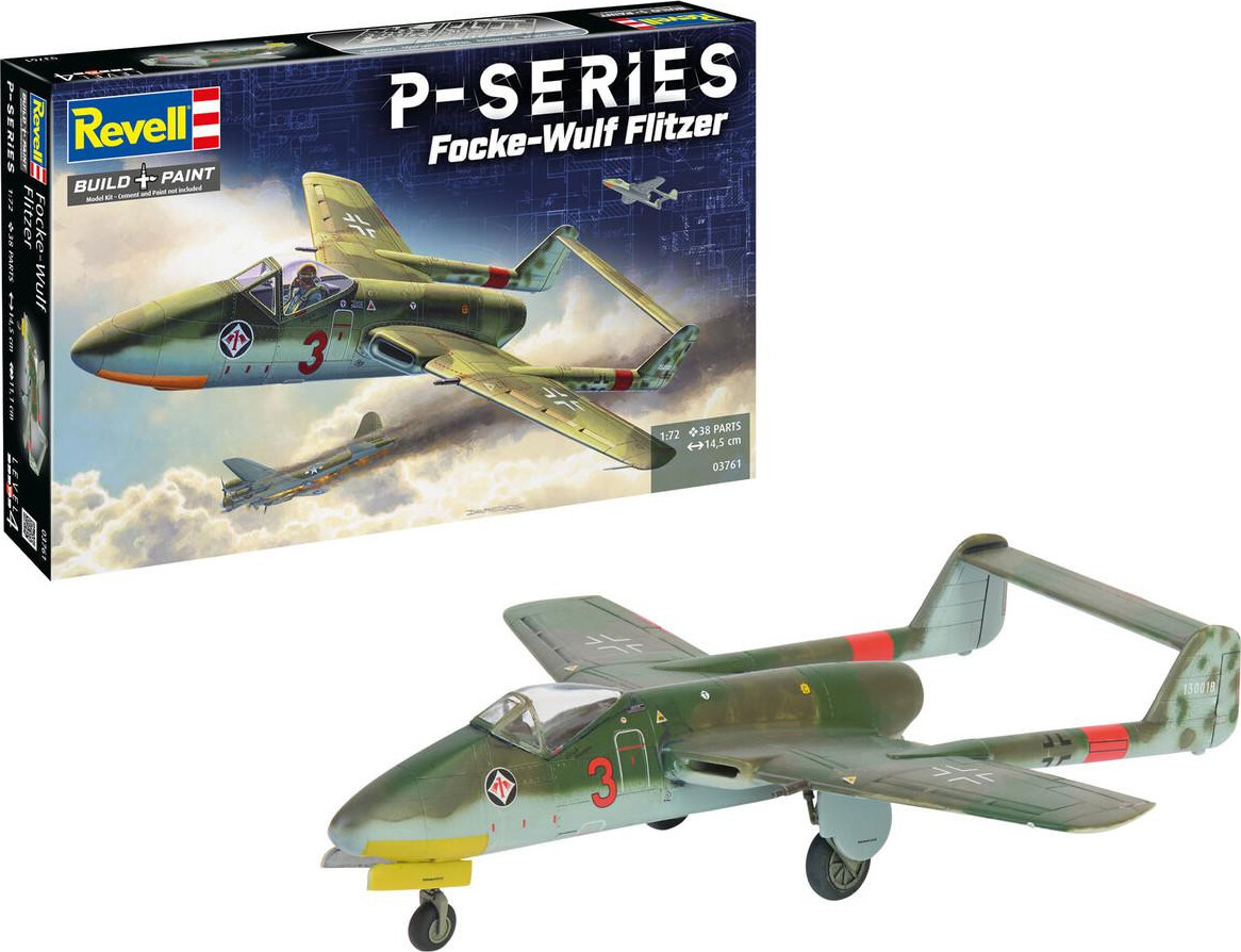 Revell 03761 - P-series Focke-wulf 'flitzer' - Build & Paint - 1:72