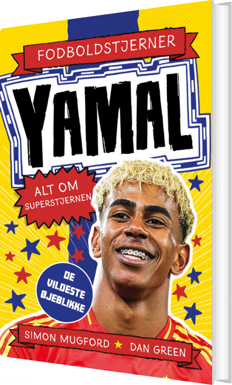 Fodboldstjerner - Lamine Yamal - Alt Om Superstjernen - Dan Green - Bog
