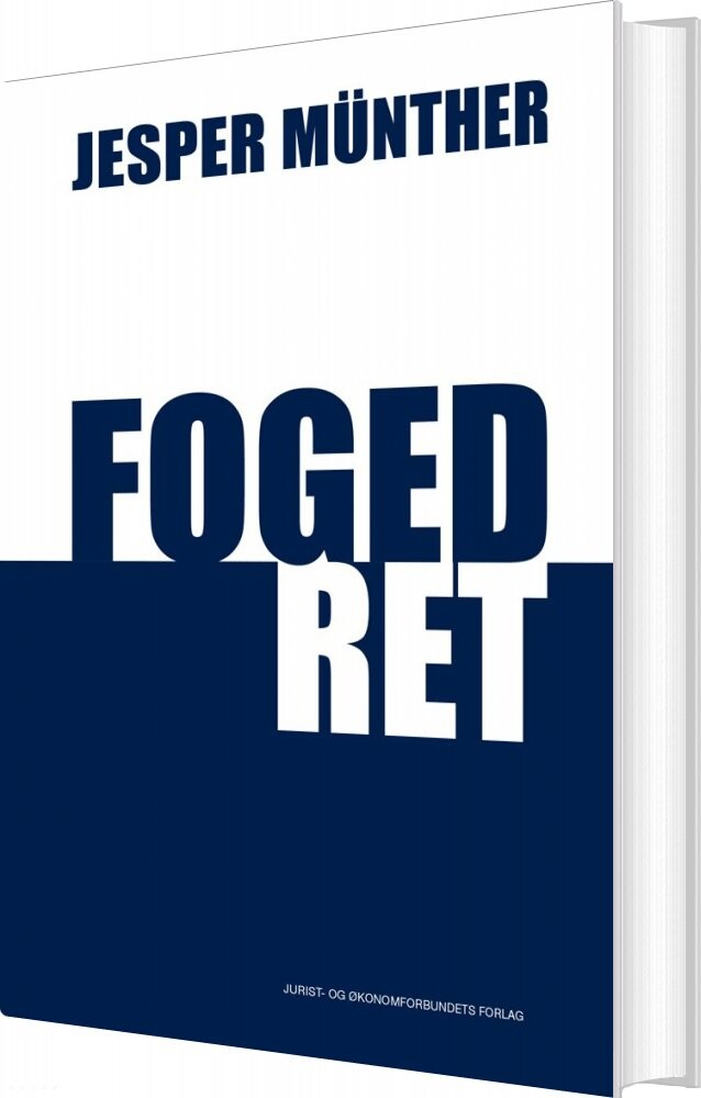 Fogedret - Jesper Münther - Bog