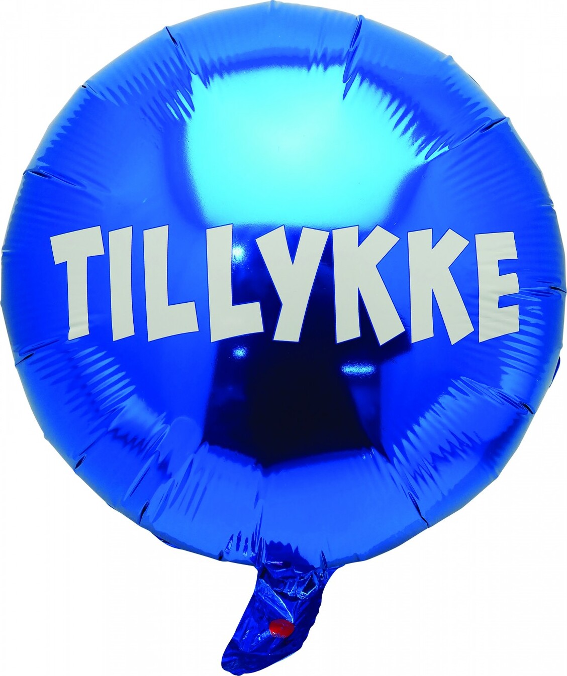 Folieballon 35 Cm Blå / Tillykke - Scanseason
