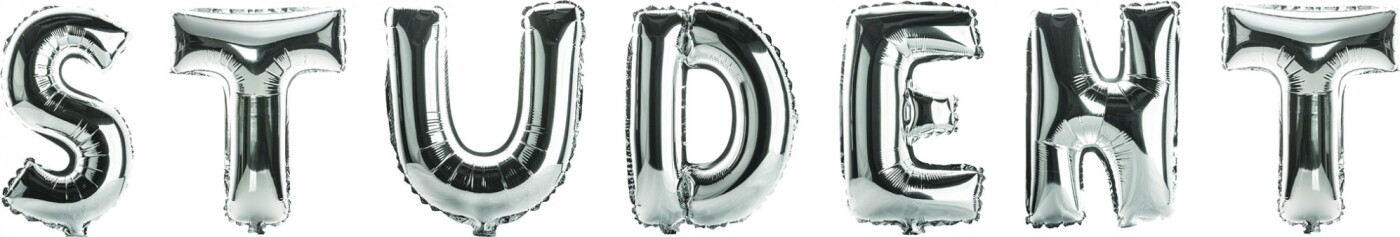 Folieballon Sølv - Student 86 Cm - Sølv - Scanseason