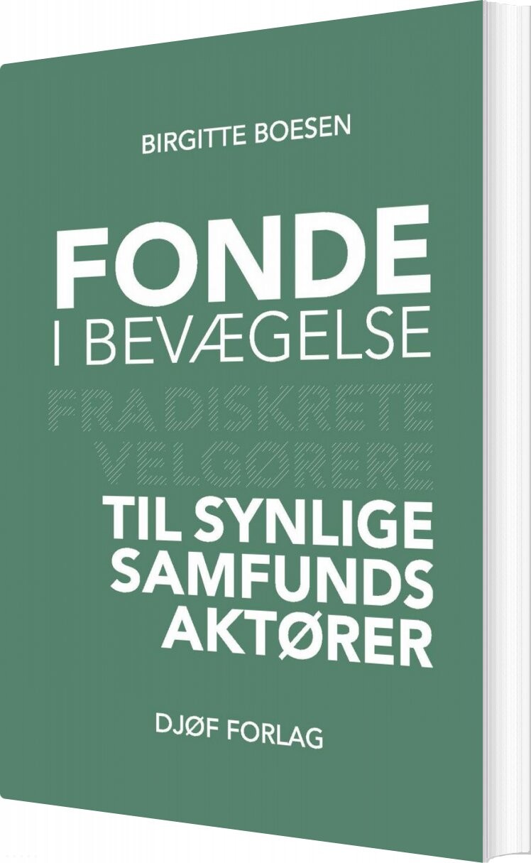 Fonde I Bevægelse - Birgitte Boesen - Bog