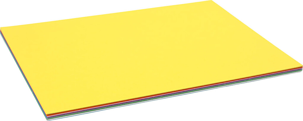 Billede af Karton - Farvet - A4 - Lyse Forårsfarver - 30 Ark