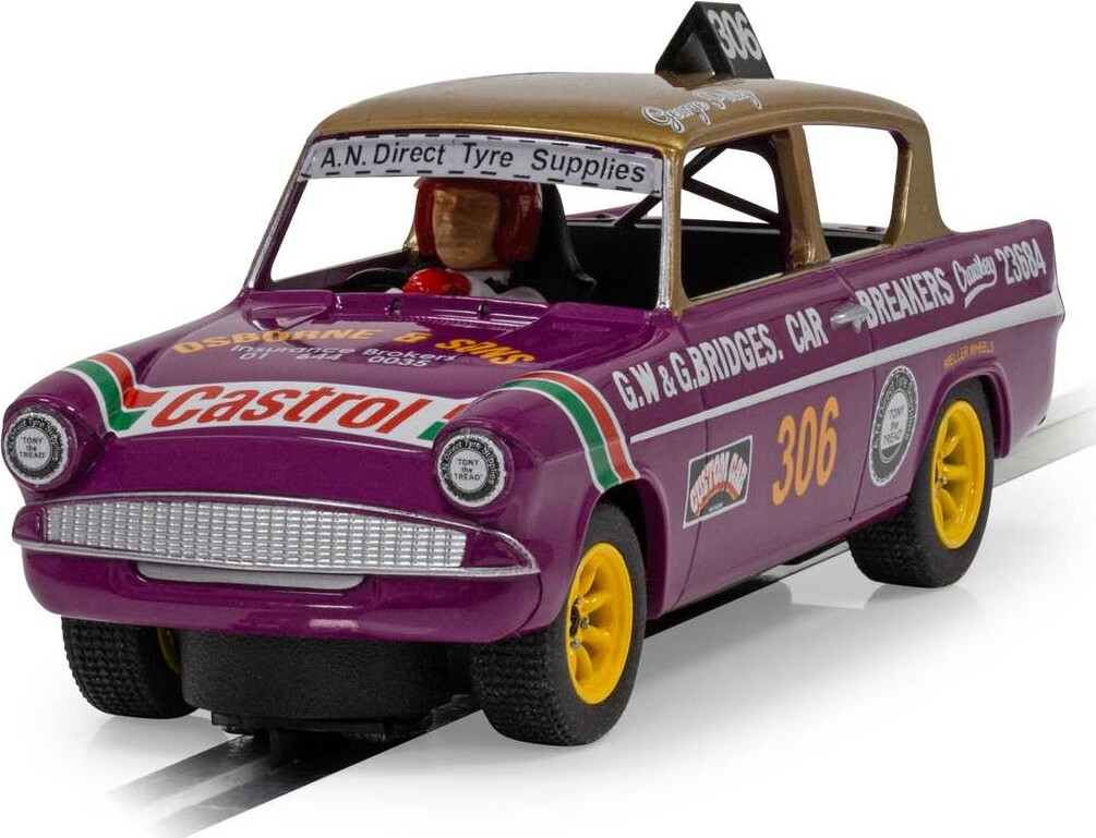 Scalextric - Ford Anglia 105e - George Polley 306 - 1:32 - C4584
