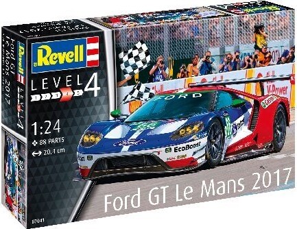 Revell - Ford Gt Le Mans 2017 Byggesæt - 1:24 - Level 4 - 07041