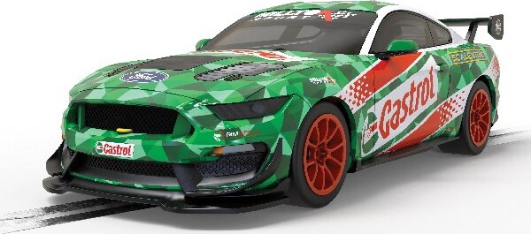 Se Scalextric - Ford Mustang Gt4 Castrol Drift Car - 1:32 - C4327 hos Gucca.dk