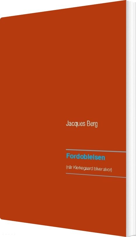 Billede af Fordoblelsen - Jacques Berg - Bog
