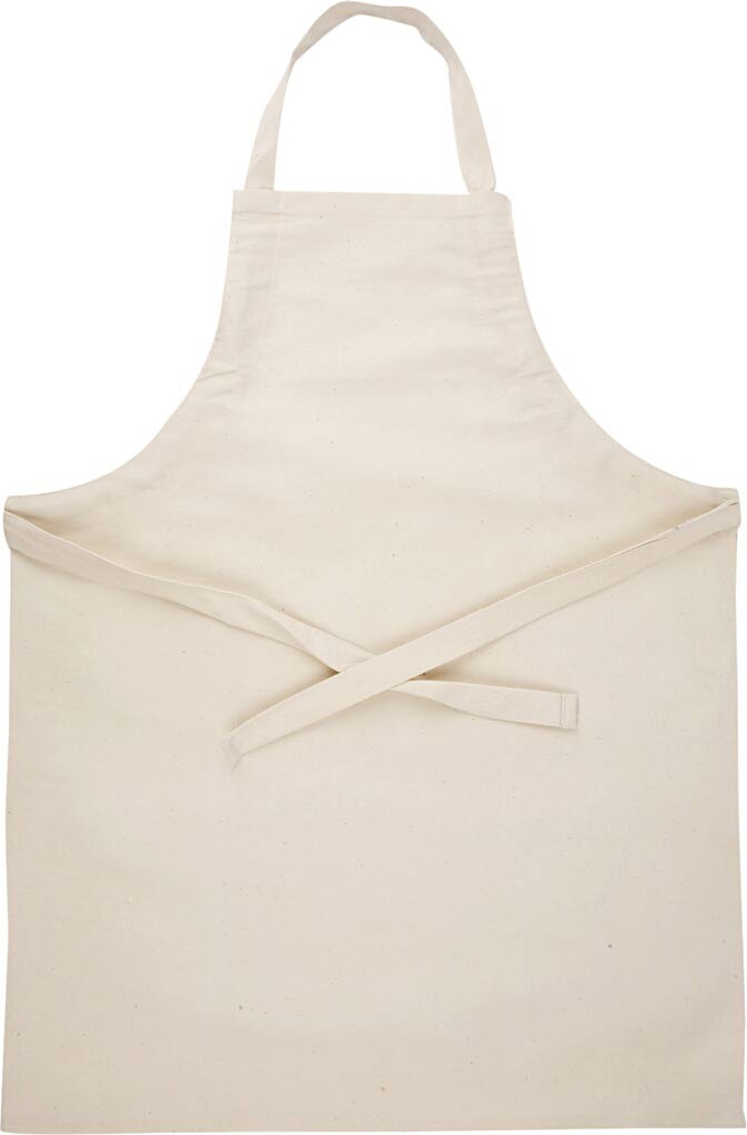 Forklæde - L 70 Cm - B 55 Cm - Str. 7-12 - 210 G - Natur - 1 Stk.