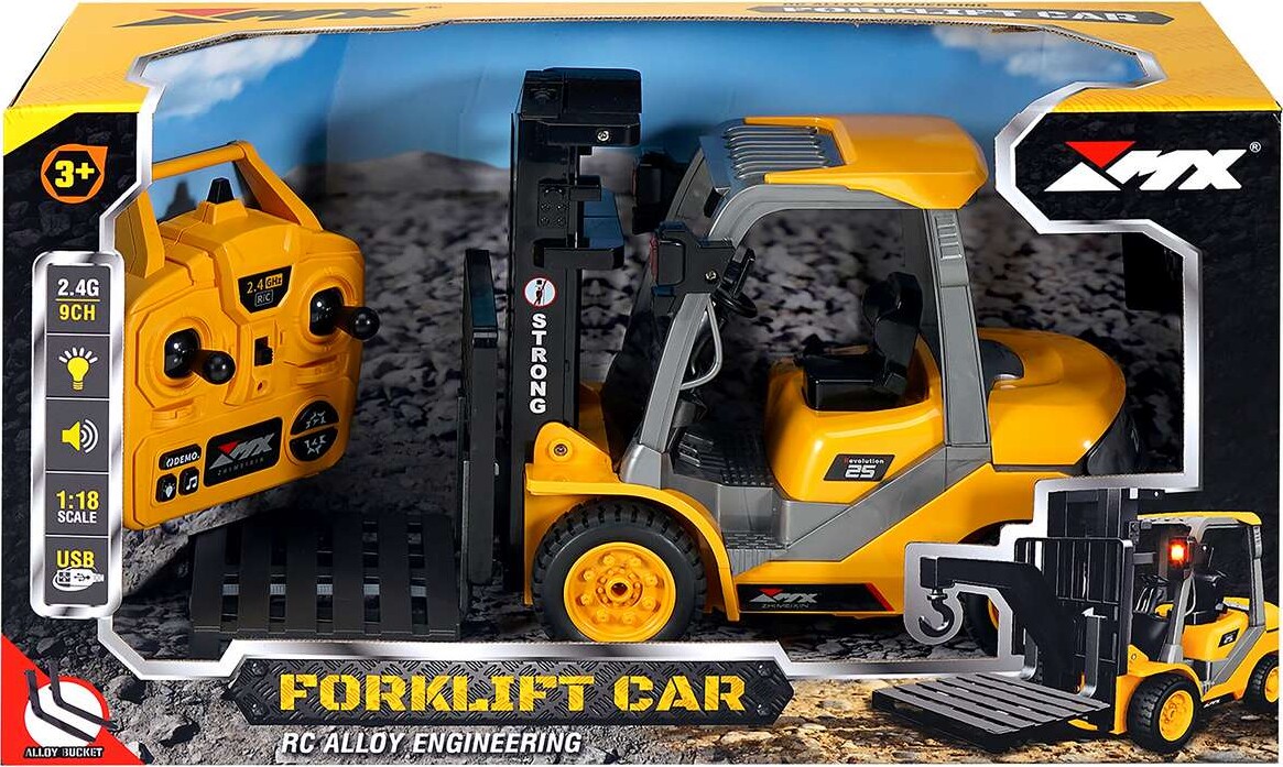 Forklift R/c 1:18 2,4ghz, 3,7v Li-ion, 9 Channels - Z6821a - Mx