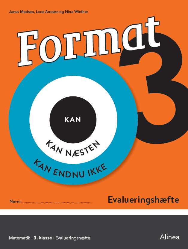 Billede af Format 3, Evalueringshæfte - Janus Madsen - Bog