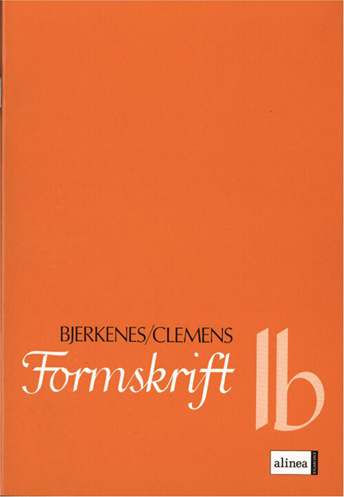 Billede af Formskrift 1b, 3.kl - Alvhild Bjerkenes - Bog