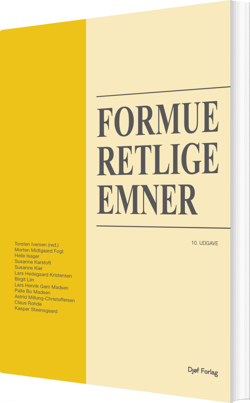 Formueretlige Emner - Torsten Iversen - Bog