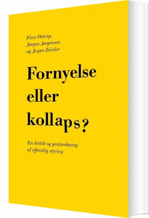 Billede af Fornyelse Eller Kollaps? - Jørgen Jørgensen - Bog