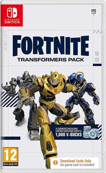 Fortnite: Transformers Pack - Kode I Boks - Nintendo Switch