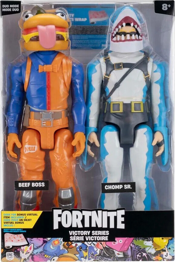 Fortnite - Victory Duo Mode Figur 30 Cm - Assorterede