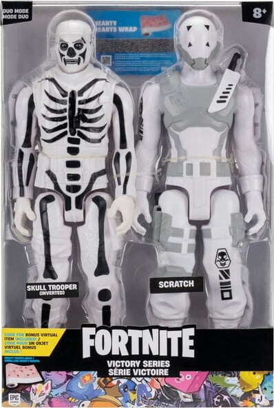 Fortnite Victory Duo Mode - Skull Trooper & Scratch Figur - GEEKD.dk