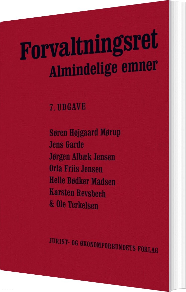 Forvaltningsret - Almindelige Emner - Karsten Revsbech - Bog