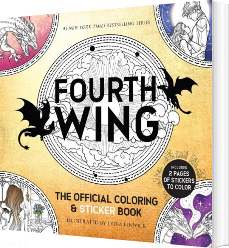 Fourth Wing: The Official Coloring & Sticker Book - Rebecca Yarros - English Book