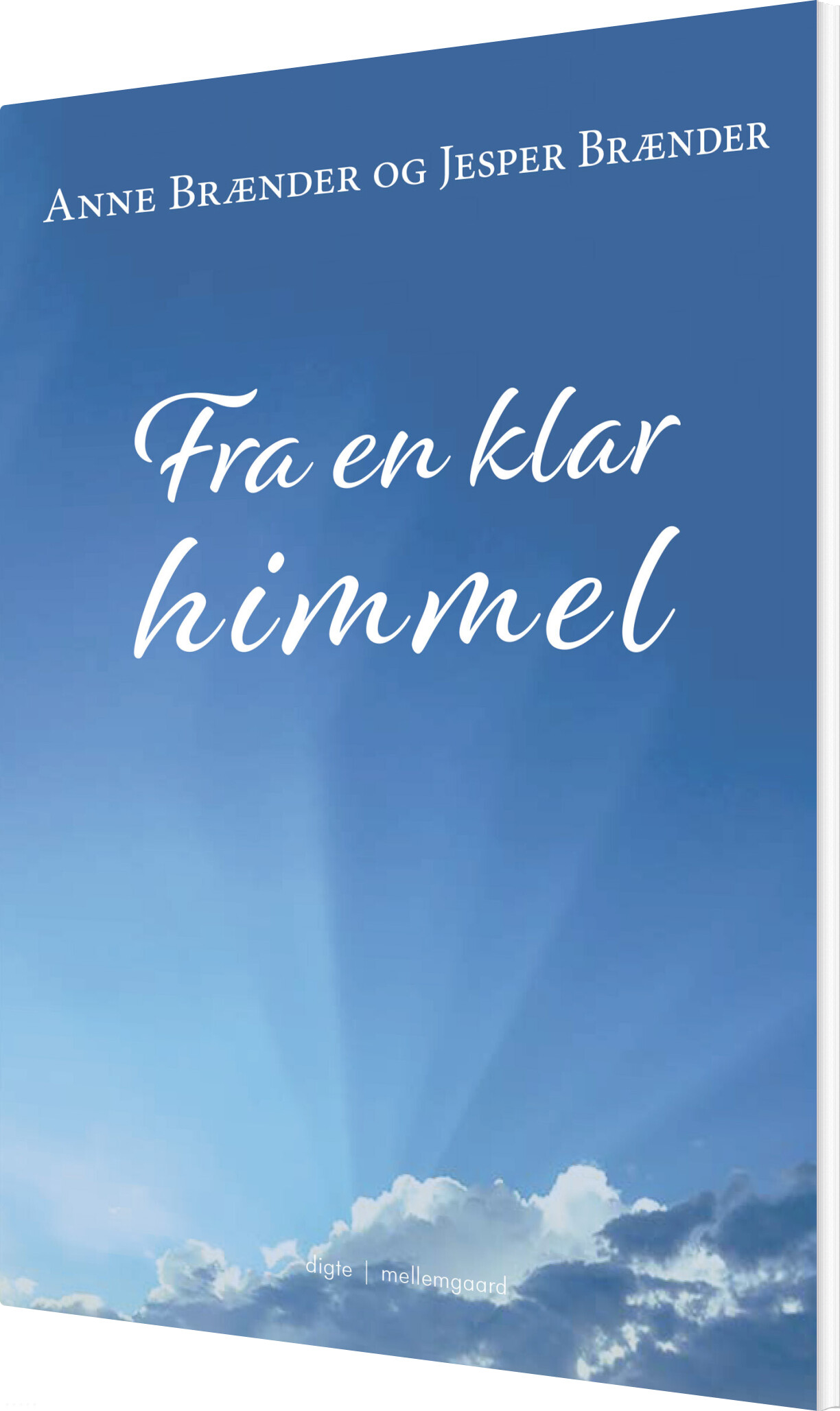 Fra En Klar Himmel - Anne Brænder - Bog