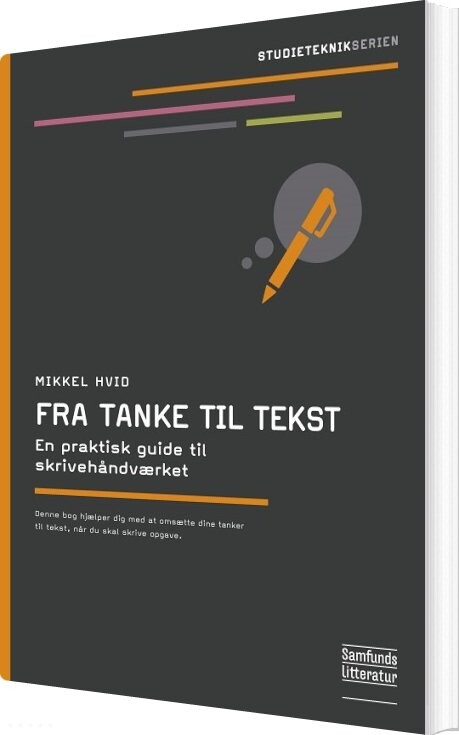 Billede af Fra Tanke Til Tekst - Mikkel Hvid - Bog