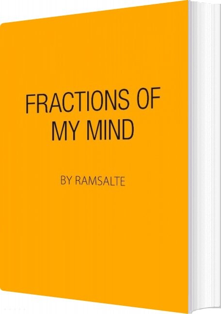 Billede af Fractions Of My Mind - Ramsalte - English Book