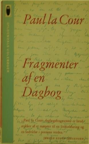 Billede af Fragmenter Af En Dagbog - Paul La Cour - Bog