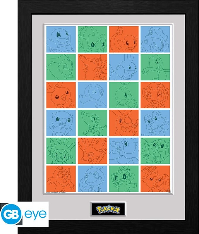Framed Print First Partner Grid - 30.5 X 40.6 Cm