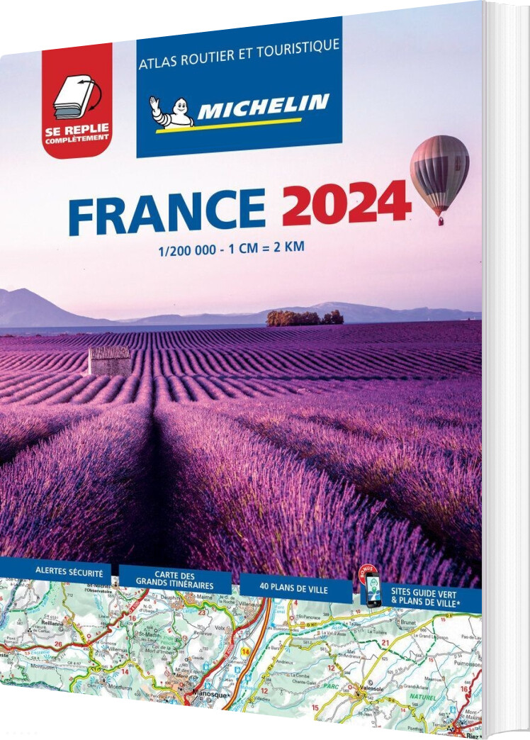 Billede af France 2024 - Michelin Tourist & Motoring Atlas - Multi-flex - Diverse - English Book