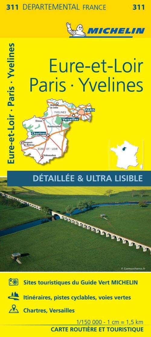 Billede af France Blad 311: Eure-et-loir, Paris, Yvelines - Diverse - English Book