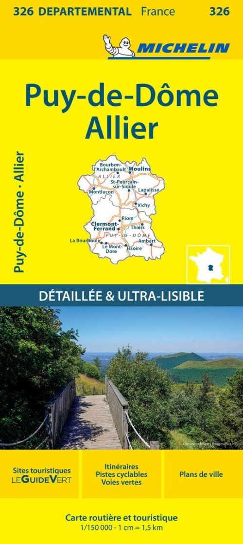 Billede af France Blad 326: Allier, Puy De Dome - Diverse - English Book