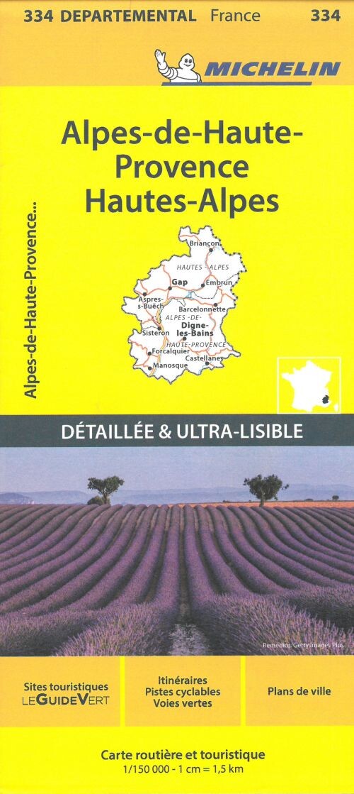 Billede af France Blad 334: Alpes De Haute Provence, Hautes Alpes - Diverse - English Book