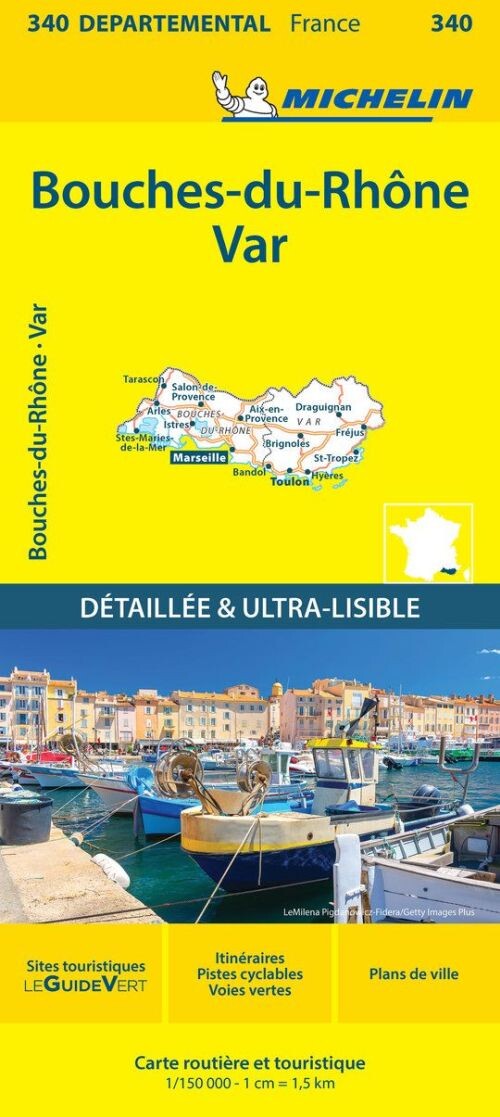 Billede af France Blad 340: Bouches Du Rhone, Var - Diverse - English Book