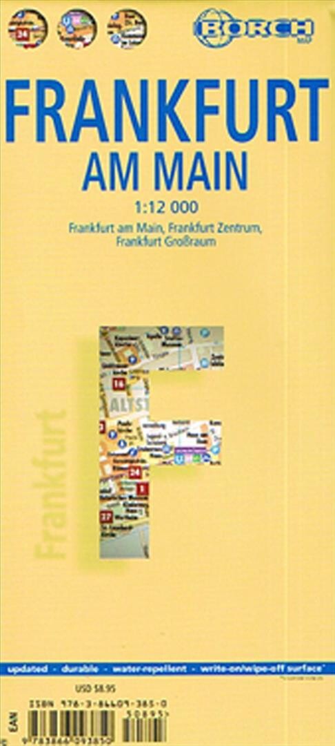 Frankfurt Am Main - Borch Maps  - English book