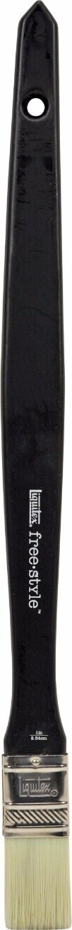 LIQUITEX Free Style Brush Large Flat 1 Inch Long Handle
