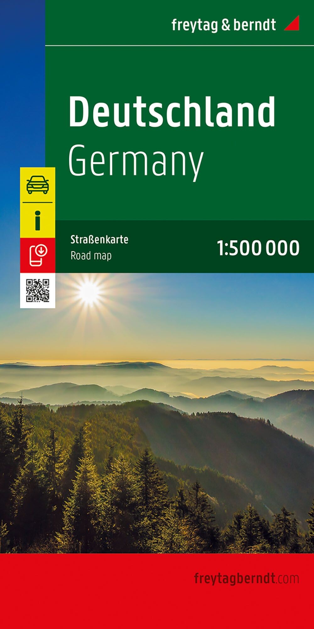 Freytag & Berndt - Germany - Deutschland - Road Map - English book