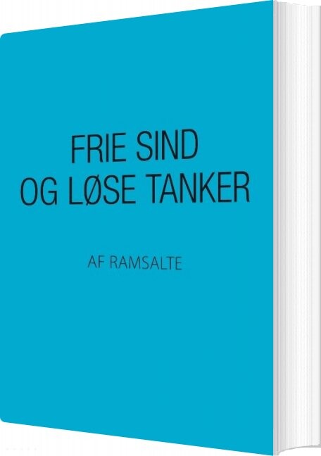 Billede af Frie Sind Og Løse Tanker - Ramsalte - Bog