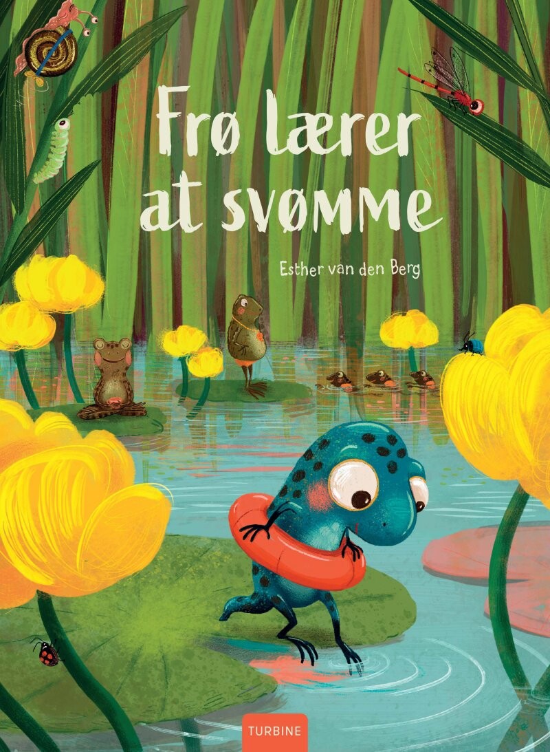Billede af Frø Lærer At Svømme - Esther Van Den Berg - Bog hos Gucca.dk