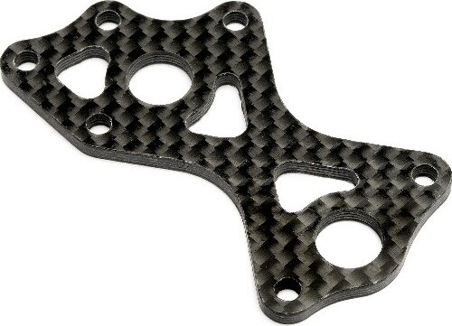 Front Holder For Diff.gear/woven Graphite - Hp101112 - Hpi Racing