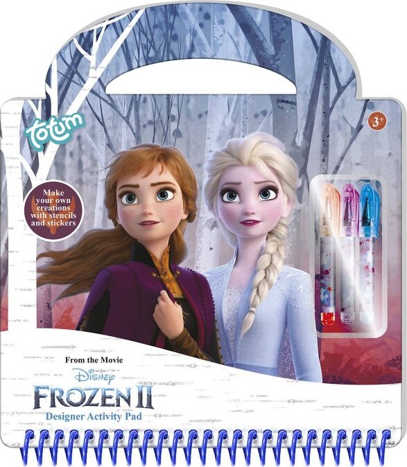 Frost - Aktivitetsbog - Tegn Med Skabeloner Og Klistermærker - Bog