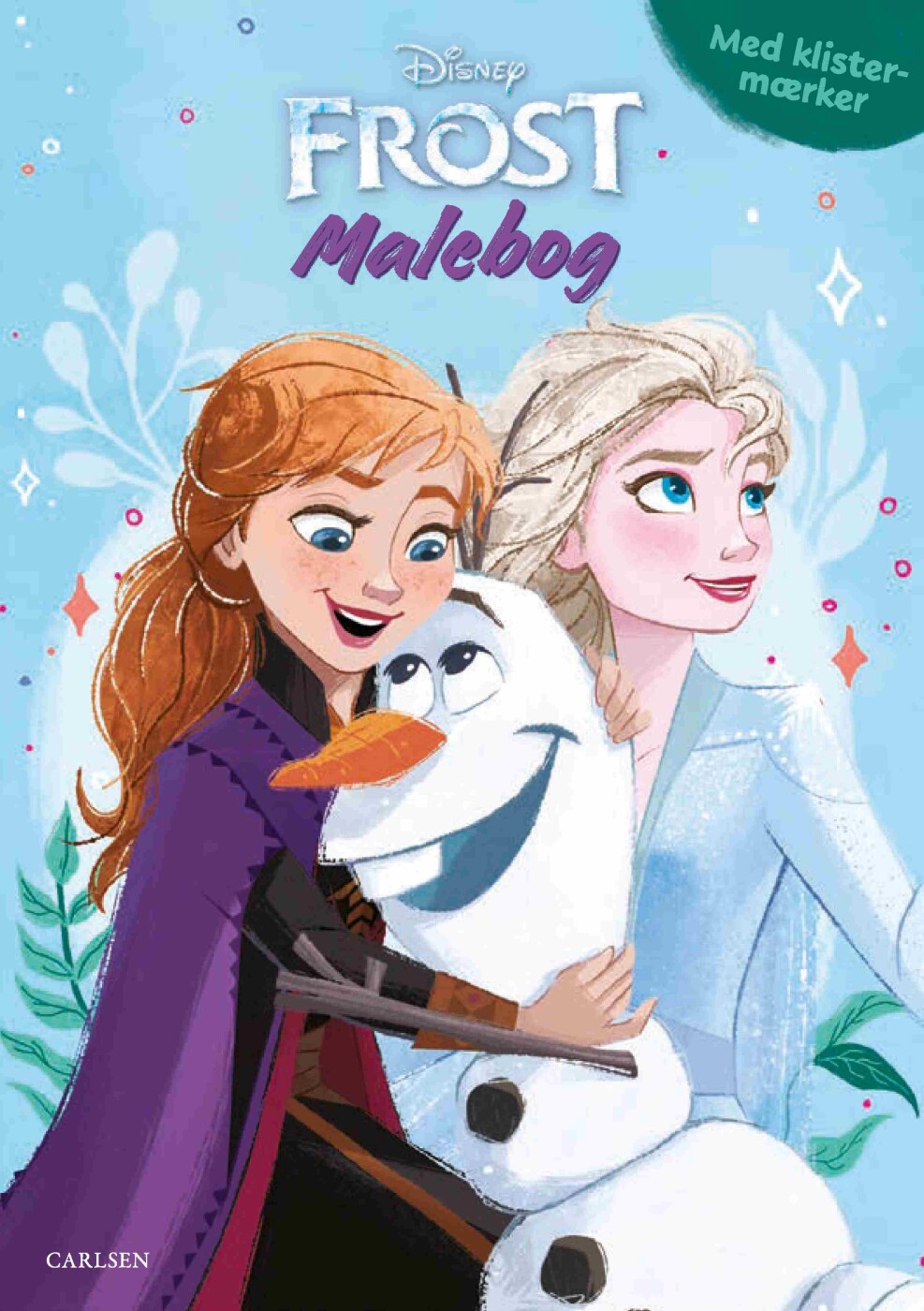 Frost Malebog Med Klistermærker - 6 Stk - Bog