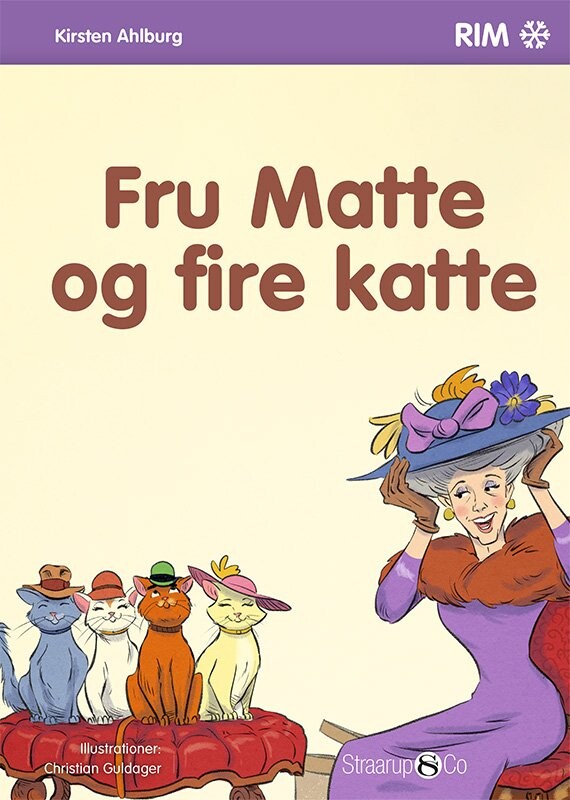 Billede af Fru Matte Og Fire Katte - Kirsten Ahlburg - Bog