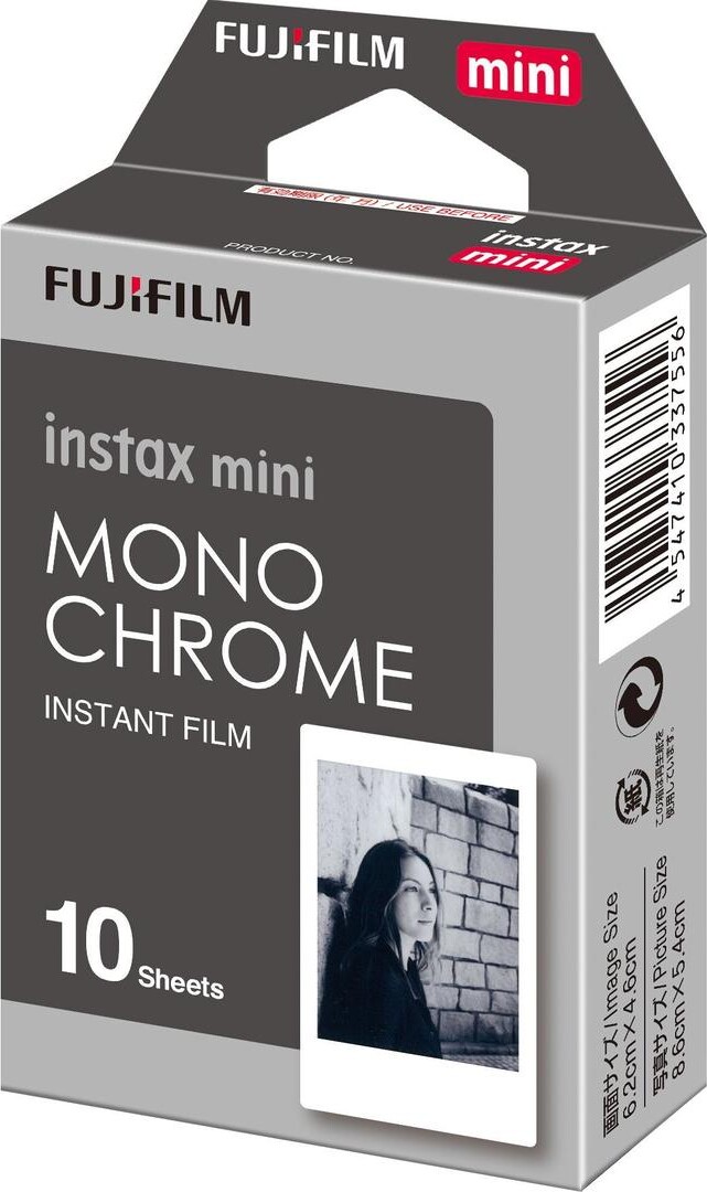 Fuji - Instax Mini Film Monochrome 10-pack