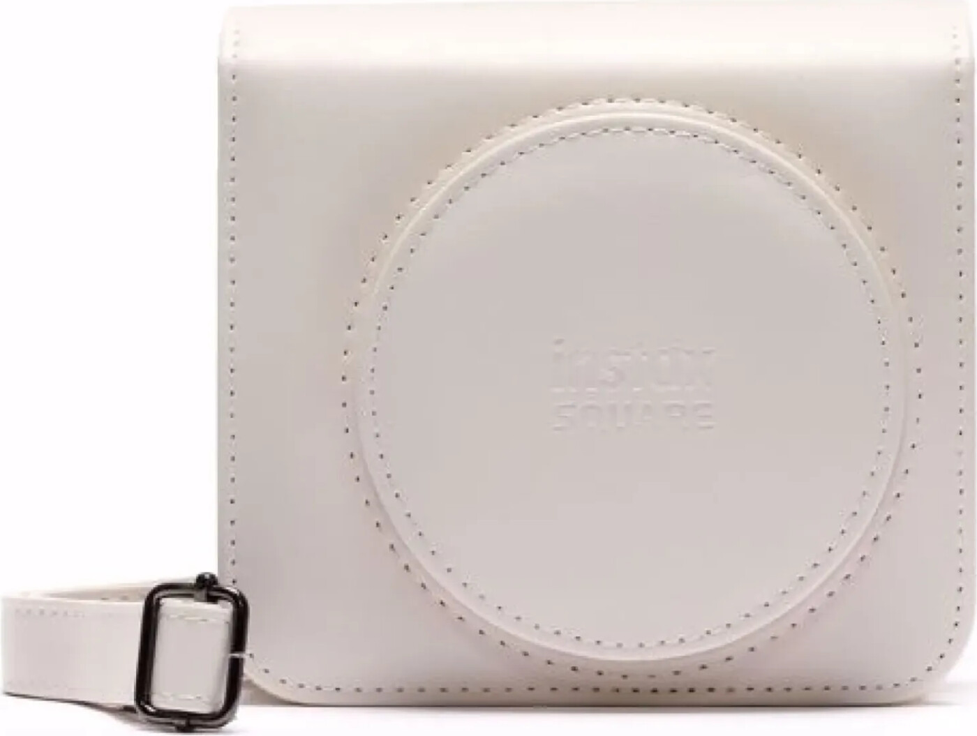 Fujifilm - Taske til kamera - polyuretan-læder - kalkhvid - for Instax SQUARE SQ1