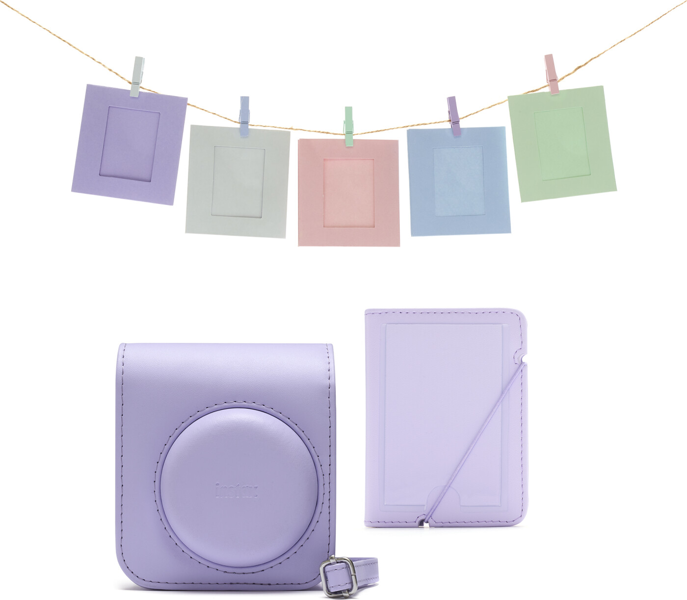 Fujifilm INSTAX Mini 12 Accessory Kit - Lilla